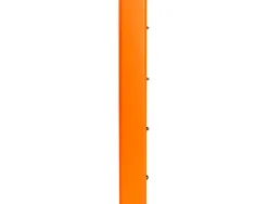 Classeur antartik 4 anneaux ronds 40mm a4 carton remborde feuillets mobiles quadrillage 5mm coloris orange