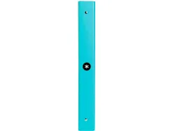 Classeur antartik 4 anneaux ronds 25mm a4 carton remborde coloris turquoise