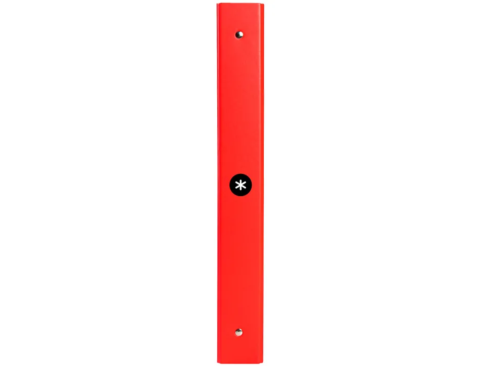 Classeur antartik 4 anneaux ronds 25mm a4 carton remborde coloris rouge
