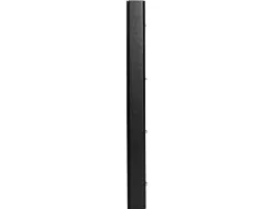 Classeur antartik 4 anneaux ronds 25mm a4 carton rembordé feuillets mobiles quadrillage 5mm coloris noir