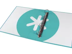 Classeur antartik 4 anneaux end 40mm a4+ carton remborde coloris menthe