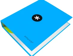 Classeur antartik 4 anneaux end 40mm a4+ carton rembordé coloris bleu