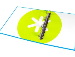 Classeur antartik 4 anneaux end 40mm a4+ carton rembordé coloris bleu
