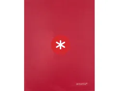 Classeur antartik 4 anneaux end 40mm a4+ carton remborde coloris framboise