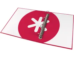 Classeur antartik 4 anneaux end 40mm a4+ carton remborde coloris framboise