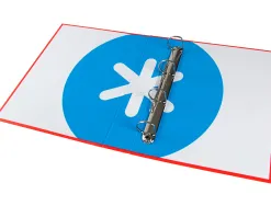 Classeur antartik 4 anneaux end 40mm a4+ carton rembordé coloris rouge