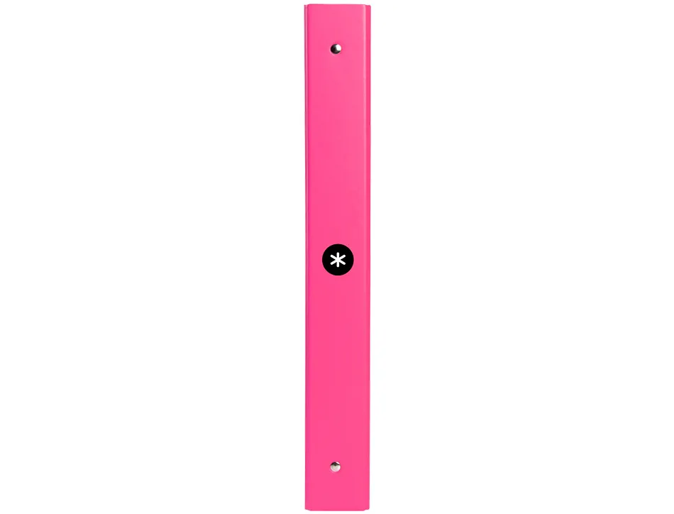 Classeur antartik 4 anneaux ronds 25mm a4 carton remborde coloris rose