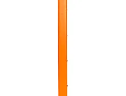 Classeur antartik 4 anneaux ronds 25mm a4 carton remborde feuillets mobiles 5x5 jaune moutarde
