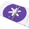 Classeur antartik 4 anneaux ronds 25mm a4 carton remborde feuillets mobiles q5x5 colorislavande