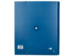 Classeur antartik 4 anneaux ronds 40mm a4 carton remborde feuillets mobiles q5x5 colorisbleu