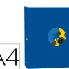 Classeur antartik trending topic 2020 4 anneaux en d 40mma4+ rembordé coloris bleu