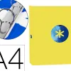 Classeur antartik trending topic 2020 4 anneaux ronds 25mm feuillet mobile a4 5x5mm coloris jaune