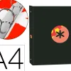 Classeur antartik trending topic 2020 4 anneaux ronds 25mm feuillet mobile a4 5x5mm coloris noir