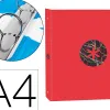 Classeur antartik trending topic 2020 4 anneaux ronds 25mm feuillet mobile a4 5x5mm coloris rouge