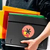 Classeur antartik trending topic 2020 4 anneaux ronds 40mm feuillet mobile a4 5x5mm coloris noir