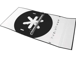 Classeur antartik trending topic 2020 4 anneaux ronds 40mm feuillet mobile a4 5x5mm coloris noir