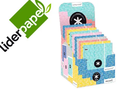 Classeur antartik trending topic 2019 4 anneaux ronds 40mm a4 feuillets mobiles q5x5coloris assortis