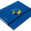 Classeur antartik trending topic 2020 4 anneaux ronds 40mm feuillet mobile a4 5x5mm coloris bleu