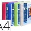 Classeur chromaline exacompta personnalisable a4 capacite 225 feuilles 4 anneaux dos de 40 mm dim 32x26 cm coloris