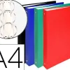 Classeur elba balacron 4 anneaux 40mm a4 210x297mm dos 40mm 225f coloris assortis