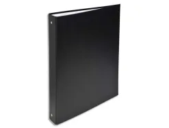 Classeur exacompta 4 anneaux 30mm a4 carte rembordée pvc dos 40mm coloris noir