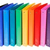 Classeur exacompta 4 anneaux 30mm polypropylène 7/10e a4+ dos 40mm coloris opaques assortis 20u