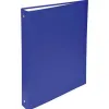 Classeur exacompta 4 anneaux 30mm a4 carte rembordée pvc dos 40mm coloris bleu foncé