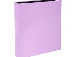 Classeur exacompta aquarel 4 anneaux d 25mm a4 carton pellicule coloris pastel assortis bleu jaune corail mauve vert