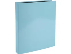 Classeur exacompta aquarel 4 anneaux d 25mm a4 carton pellicule coloris pastel assortis bleu jaune corail mauve vert