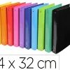 Classeur exacompta forever 4 anneaux dos de 40 mm dim 24x32 cm a4 coloris assortis