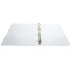 Classeur exacompta kreacover 4 anneaux en d 20mm a4+ 32x27,3cm personnalisable dos 3,4cm pochettes coloris blanc