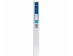 Classeur exacompta kreacover 4 anneaux 15mm a4+ carton recouvert polypropylène dos 38mm personnalisable blanc