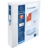 Classeur exacompta kreacover 4 anneaux 50mm a4+ carton recouvert polypropylène dos 75mm personnalisable blanc