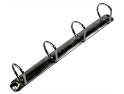 Classeur exacompta kreacover 4 anneaux 40mm a4+ carton recouvert polypropylène dos 64mm personnalisable blanc