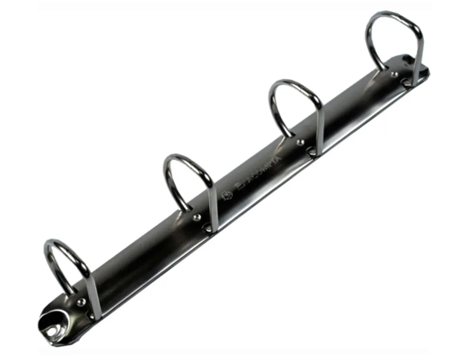 Classeur exacompta kreacover 4 anneaux 40mm a4+ carton recouvert polypropylène dos 64mm personnalisable blanc