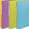 Classeur exacompta pop'nco 4 anneaux 15mm pp a4 25x32cm capacite 140 feuilles coloris assortis