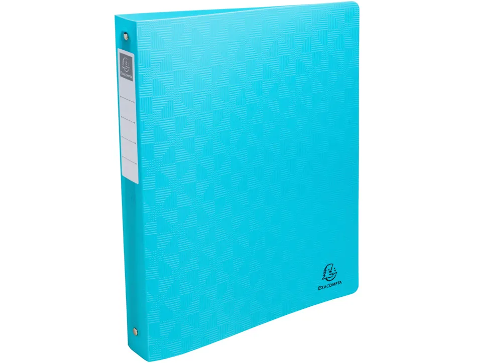 Classeur exacompta pop'nco 2 anneaux 30mm pp a4+ 32x26,8cm capacite 270 feuilles coloris assortis