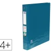 Classeur hamelin oxford school life oceanis a4+ dos 40 mm 4 anneaux rond polypropylene recycle opaque