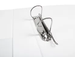 Classeur kangourou liderpapel 2 anneaux 40mm 283x320mm document a4 plastique dos 68mm coloris blanc