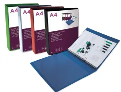 Classeur kangourou liderpapel 2 anneaux en d 25mm polypropylene 283x320mm document a4 coloris vert
