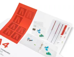 Classeur kangourou liderpapel 4 anneaux 55mm 283x320mm document a4 plastique dos 78mm coloris blanc