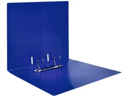 Classeur kangourou liderpapel 2 anneaux en d 40mm polypropylene 283x320mm document a4 coloris bleu translucide