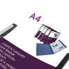 Classeur kangourou liderpapel 2 anneaux en d 25mm polypropylene 283x320mm document a4 coloris noir