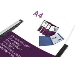 Classeur kangourou liderpapel 2 anneaux en d 25mm polypropylene 283x320mm document a4 coloris noir