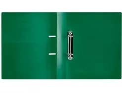 Classeur kangourou liderpapel 2 anneaux en d 40mm polypropylene 283x320mm document a4 coloris vert