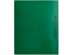 Classeur kangourou liderpapel 2 anneaux en d 40mm polypropylene 283x320mm document a4 coloris vert