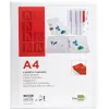Classeur kangourou liderpapel 2 anneaux 16mm 283x320mm document a4 plastique dos 28mm coloris blanc