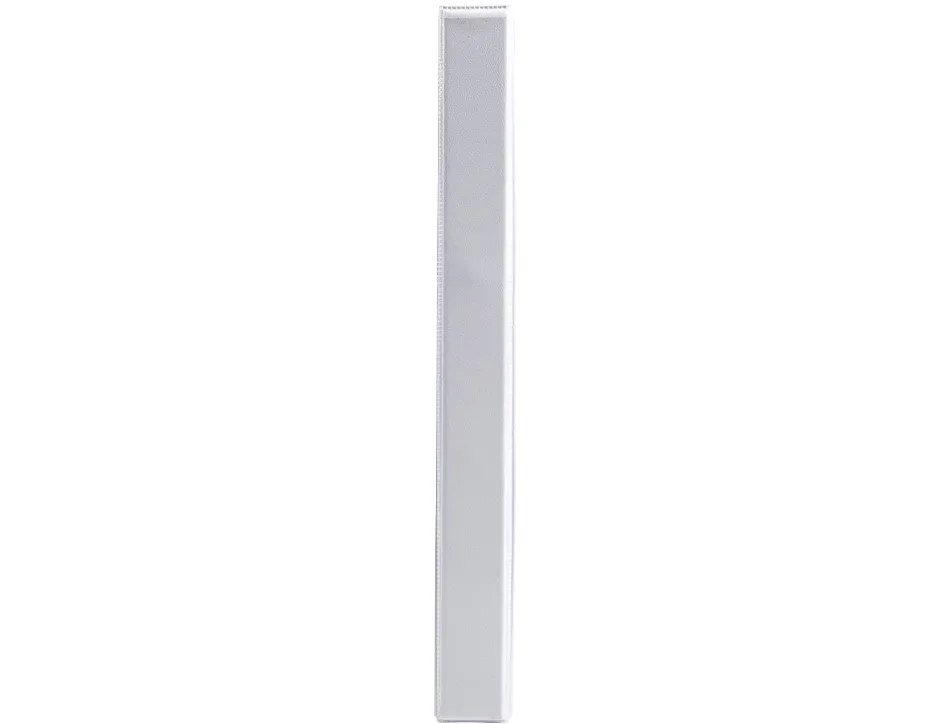 Classeur kangourou liderpapel 2 anneaux 16mm 283x320mm document a4 plastique dos 28mm coloris blanc