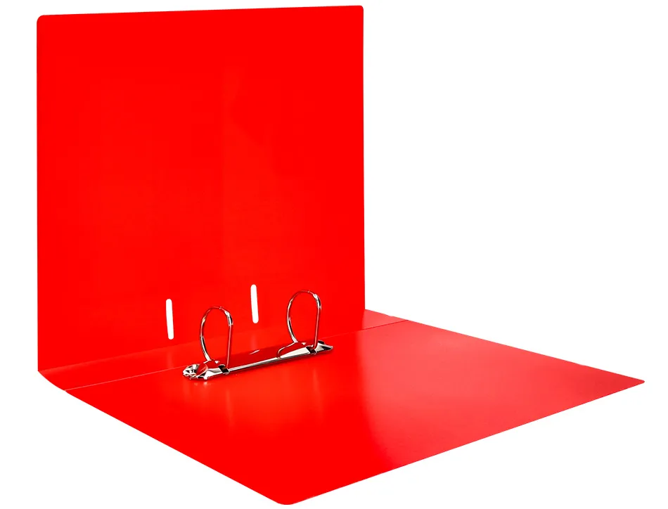 Classeur kangourou liderpapel 2 anneaux en d 40mm polypropylene 283x320mm document a4 coloris rouge