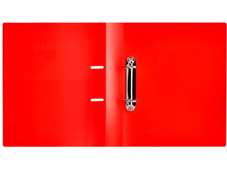 Classeur kangourou liderpapel 2 anneaux en d 40mm polypropylene 283x320mm document a4 coloris rouge